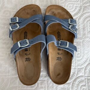 Birkenstock Franca Dusty Blue Sandals